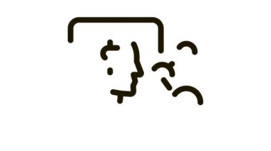 İnsanlar parayı düşünür Simge Canlandırması