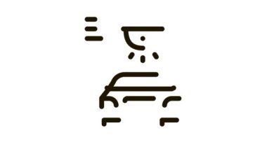 video güvenlik otomobili Simge Canlandırması