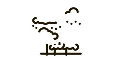 tropikal Yağmur Simgesi Canlandırması