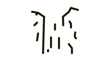 Şelale suyu dağ ikonu animasyonundan düşüyor