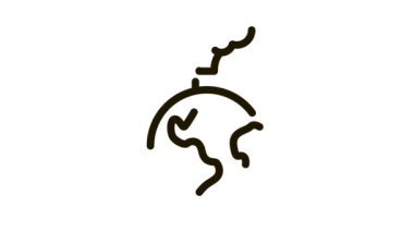 gezegen kirliliği Simgesi Canlandırması