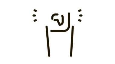 Suşi rulosu çubukları tutuyor Simge Canlandırması