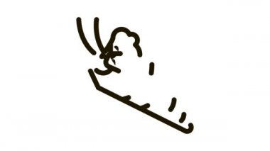 Suşi rulo yiyecek Simge Canlandırması