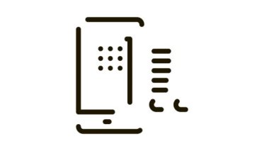 akıllı ev telefonu uygulaması simge canlandırması