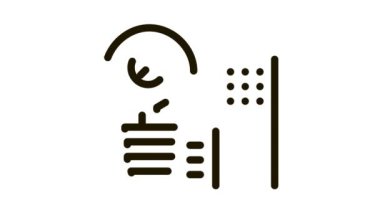 akıllı şehir binaları Simge Canlandırması