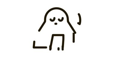 Cadılar bayramı hayalet simgesi canlandırma rengi