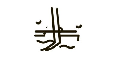 ayak yıkama Simgesi Canlandırması