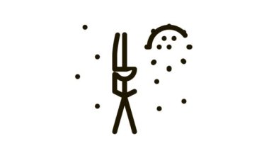 Enfeksiyonlu tırnak aracı Simge Canlandırması