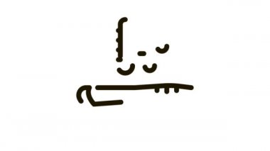 Tırnak cilası ısı sıcaklığı simgesi canlandırması