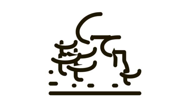 生长蘑菇Icon动画 — 图库视频影像