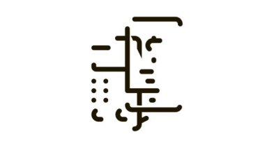 pos terminal akıllı telefon ödeme uygulaması simge canlandırması
