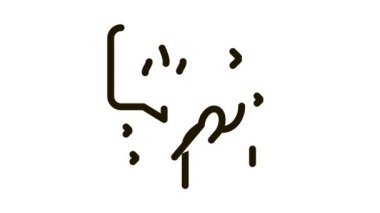 İnsan konuşması aroma kokusu Simge Canlandırması