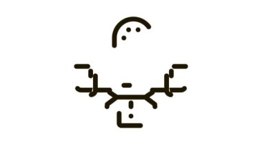 İnsansız hava aracı kayıt filmi Simge Canlandırması