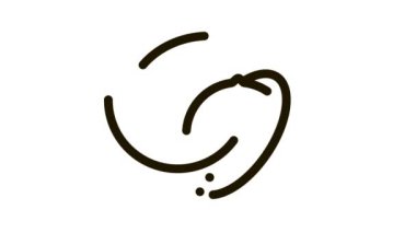 Macadamia fındık simgesi çizimi