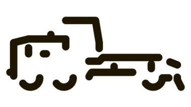 yol onarımı çekici simge canlandırması