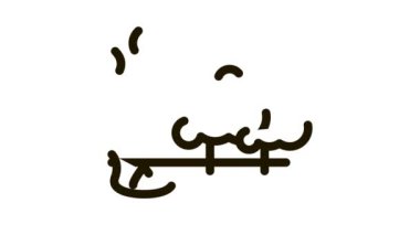 orman yangını Simge Canlandırması