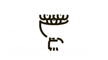 Çiçek buket simgesi canlandırması