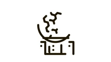 Hava seyrüsefer uydu merkezi Simge Canlandırması