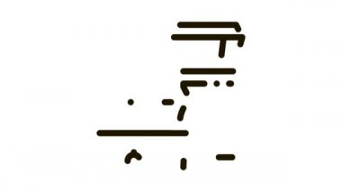 Hava düzlemi navigasyon merkezi kulesi Simge Canlandırması