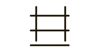 Demiryolu izi Simge Canlandırması