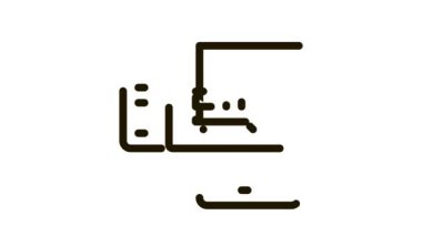 elektronik tren bileti simgesi canlandırması