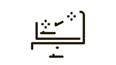 video oynatıcı bilgisayar ekranı simge canlandırması