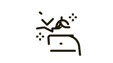 İnsan İnternet alımı ürün etiketi simgesi canlandırması