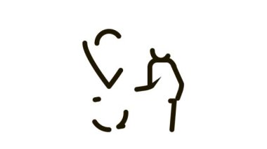 İnsan konumu işareti Simge Canlandırması