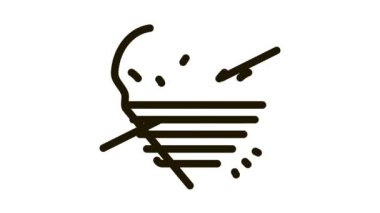 İp tarafından sıkılmış kalp Simge Canlandırması