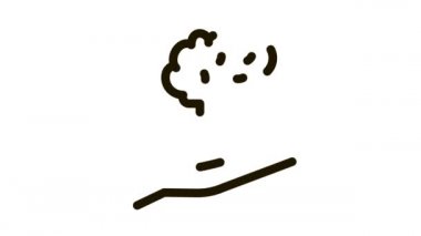 El ele tutuşan beyin simgesi canlandırması