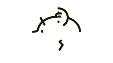 Doğranmış domuz kumbarası Simge Canlandırması