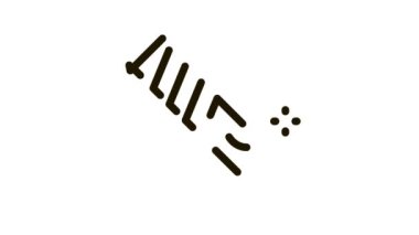 Havai fişek fitili Simge Canlandırması