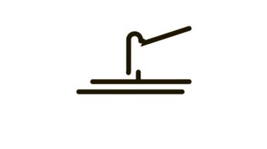 Fondü şişinde sıvı peynir Simge Canlandırması