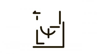 renkli mürekkep sayfası simgesi çizimi