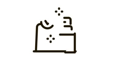 dizüstü bilgisayar dezenfeksiyonu Simge Canlandırması