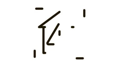 güvenli olmayan ev algılama simgesi canlandırması