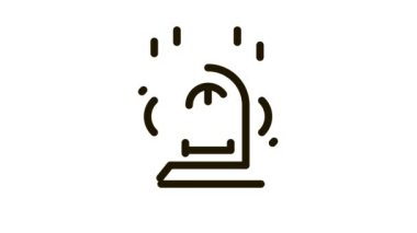 çalışan kapı alarm simgesi canlandırması