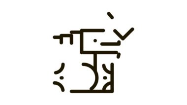 Para için rehinciye sondaj aracı Simge Canlandırması