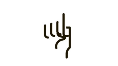 Simge Canlandırması 'nı gösteren parmak