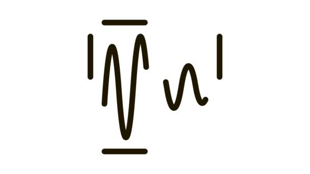 Sound diagnostics Icon Animation — Stock Video