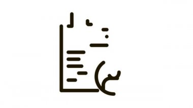 Hasta tıbbi kayıtları Simge Canlandırması