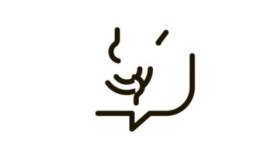 mesaj düşünülmüş kireçlenme simgesi canlandırması