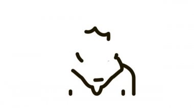 Malezyalı kadın Simge Canlandırması