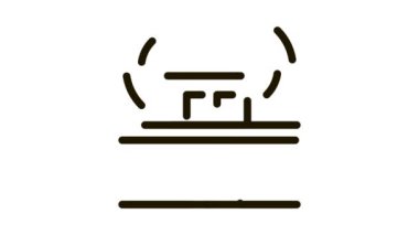 Sismik dalga yerleşim binası Simge Canlandırması