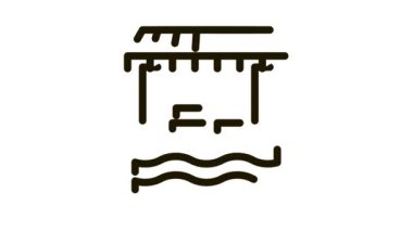 mobil yiyecek durağı Simge Canlandırması