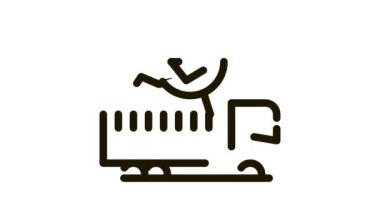 Kömür Kamyonu Simgesi Canlandırması