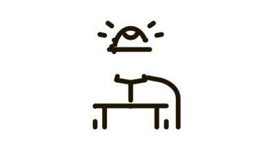 Madenci İşçi Simgesi Canlandırması