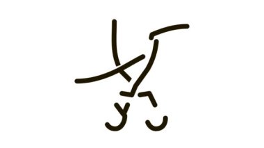 makas kesme kurdele Simgesi Canlandırması