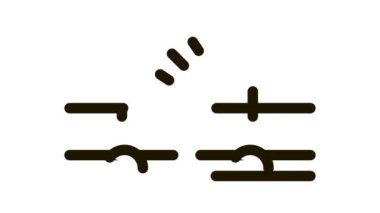 Araçlar arasında minimum tehlikeli mesafe Simge Canlandırması