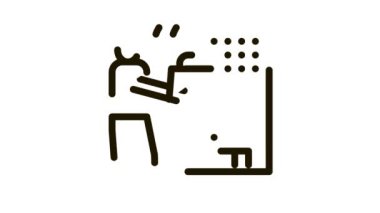 Eve yiyecek götür Simge Canlandırması